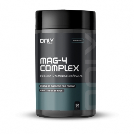 Mag-4 Complex - 90 Capsulas - Only Nutrition
