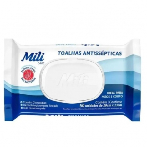 Toalhas Umedecidas Mili Hig.Intima 2X14x16