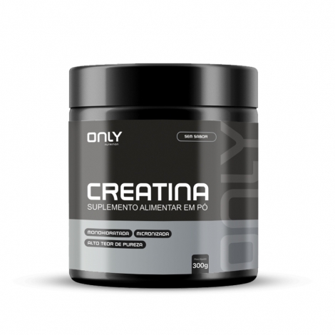 Creatina Monohidratada Micronizada - Pote 300G - Only Nutrition