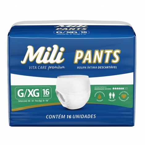 Roupa Intima Desc. Mili Vita Care Pants Gxg 4X16