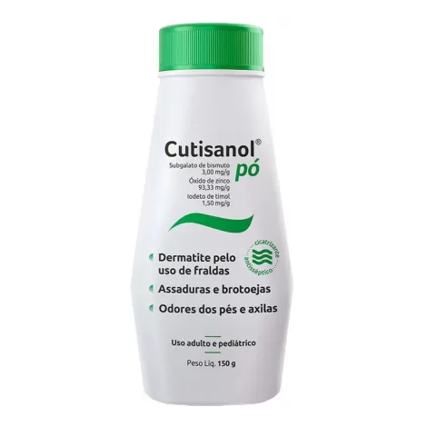 Cutisanol - Antisséptico e Cicatrizante - 3+1,5+93,33Mgg Po Fr 150G