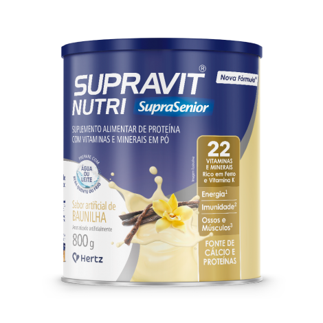 Supravit Nutri Baunilha 800Gr