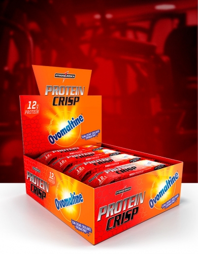 Protein Crisp Bar 12Un X 45G Ovomaltine Integralmedica Lote: 772390